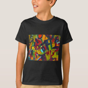 Kandinsky 304 Colourful Abstract Artwork T-Shirt
