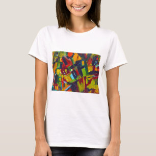 Kandinsky 304 Colourful Abstract Artwork T-Shirt