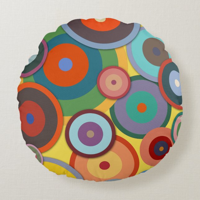 Kandinsky #3 round cushion (Front)