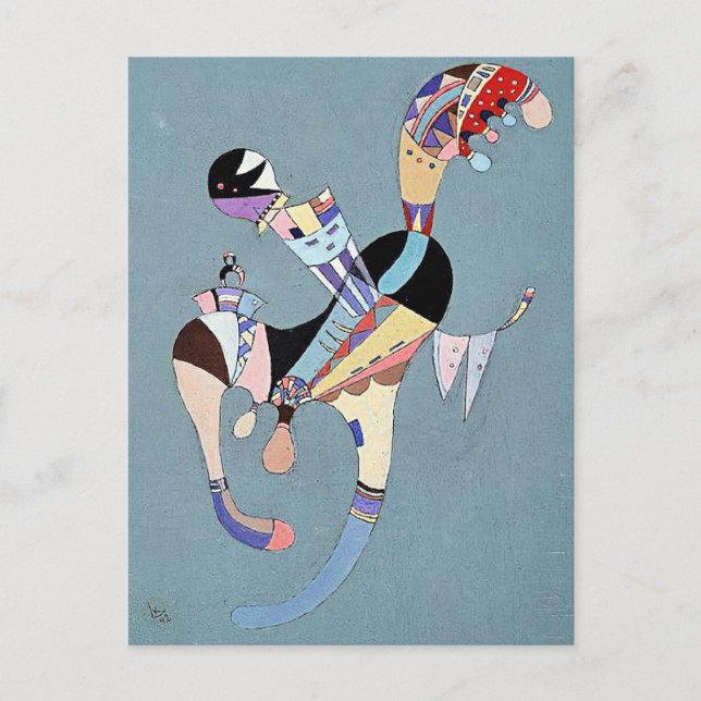 Kandinsky - A Floating Figure Postcard (Front)