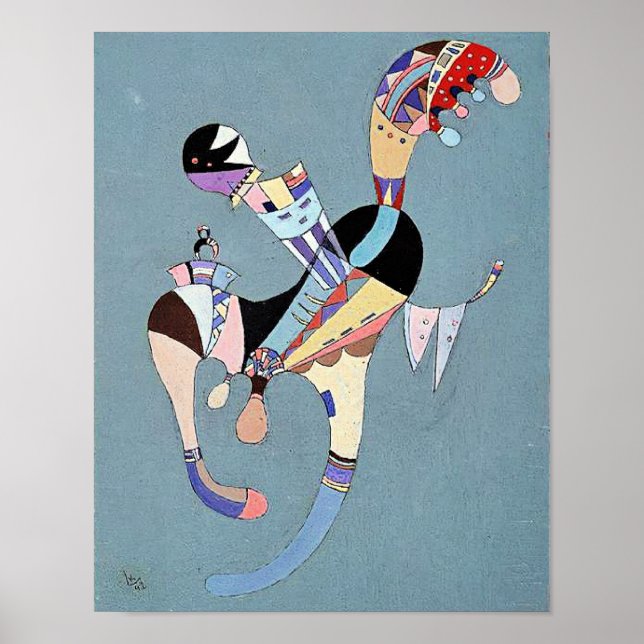Kandinsky - A Floating Figure Poster (Front)