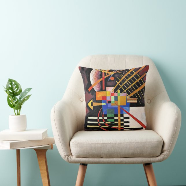 Kandinsky - Above and Left, Cushion (Chair)