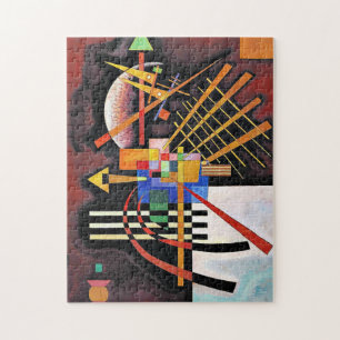 Kandinsky - Above and Left,  Jigsaw Puzzle