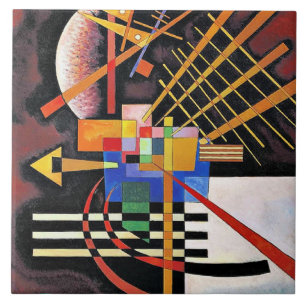 Kandinsky - Above and Left, Tile