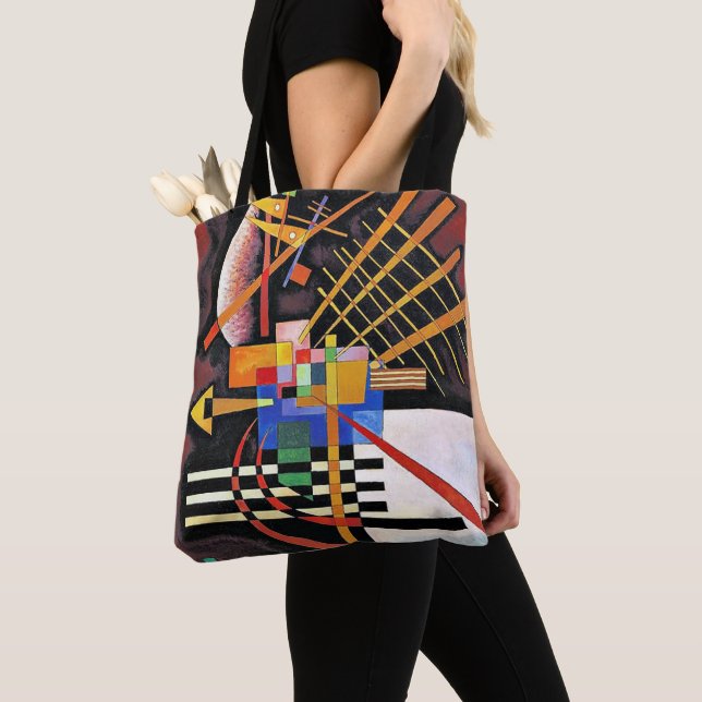 Kandinsky - Above and Left, Tote Bag (Close Up)