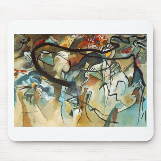 kandinsky abract art mouse pad (Front)