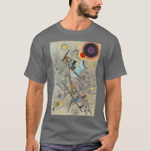 Kandinsky Absract Expressionist Dark Grey T-Shirt