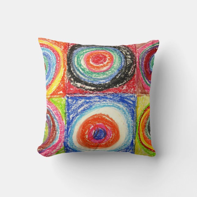 Kandinsky Abstract art Cushion (Front)
