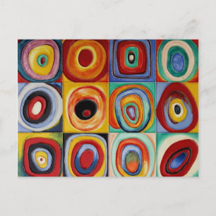 Kandinsky Abstract Art Postcard
