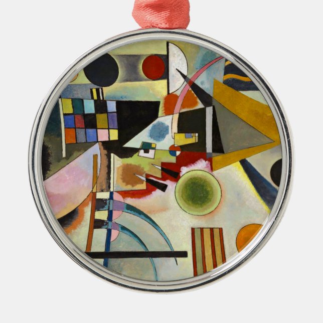 Kandinsky Abstract Artwork Metal Tree Decoration (Front)