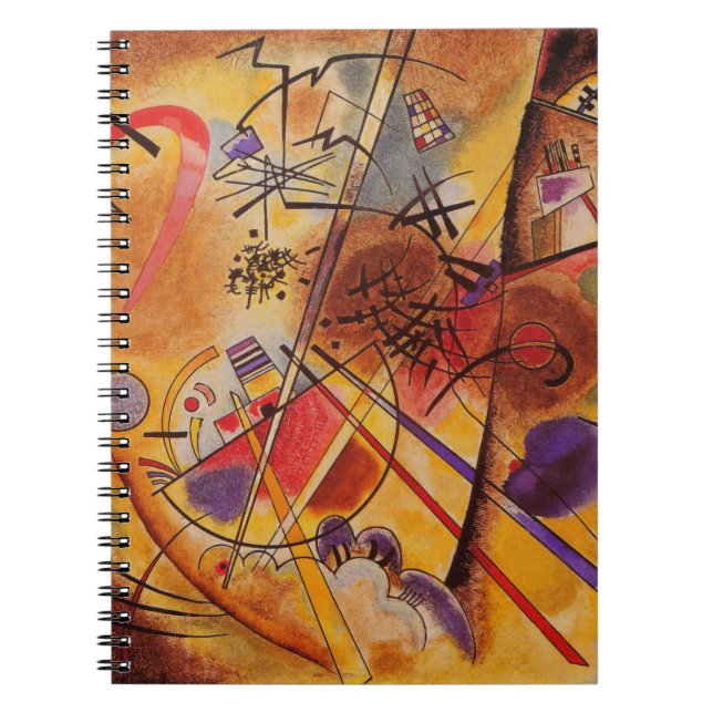 Kandinsky Abstract Artwork Spiral Notebook (Front)