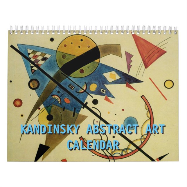 Kandinsky Abstract Artworks Calendar (Cover)