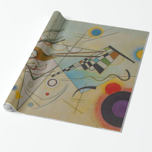 Kandinsky Abstract Canvas Artwork Wrapping Paper