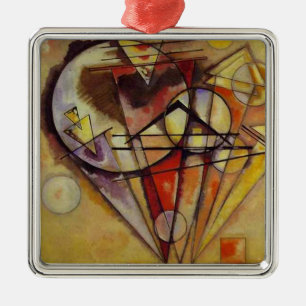 Kandinsky Abstract Circles Metal Tree Decoration