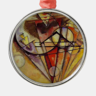 Kandinsky Abstract Circles Metal Tree Decoration