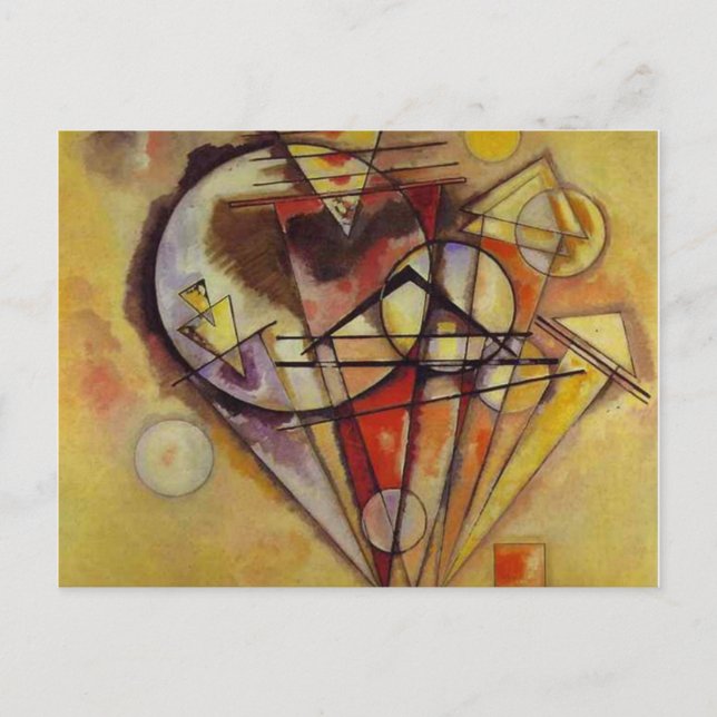 Kandinsky Abstract Circles Postcard (Front)