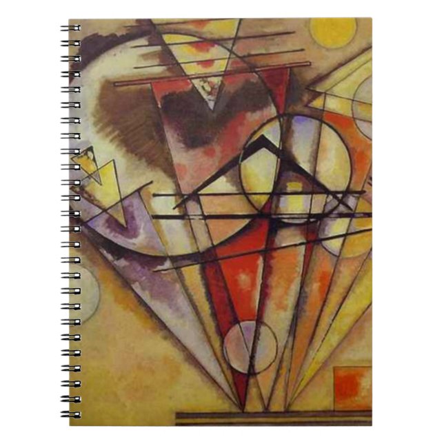Kandinsky Abstract Circles Spiral Notebook (Front)