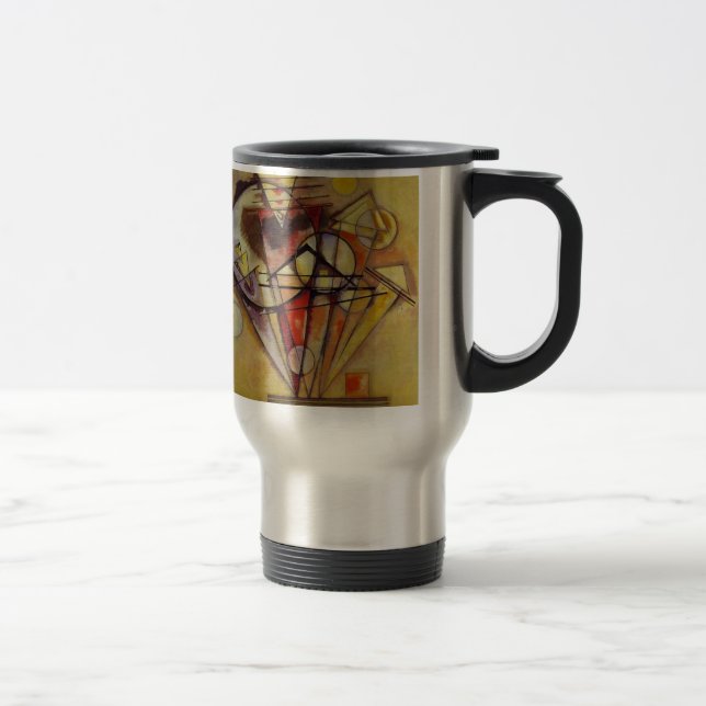 Kandinsky Abstract Circles Travel Mug (Right)