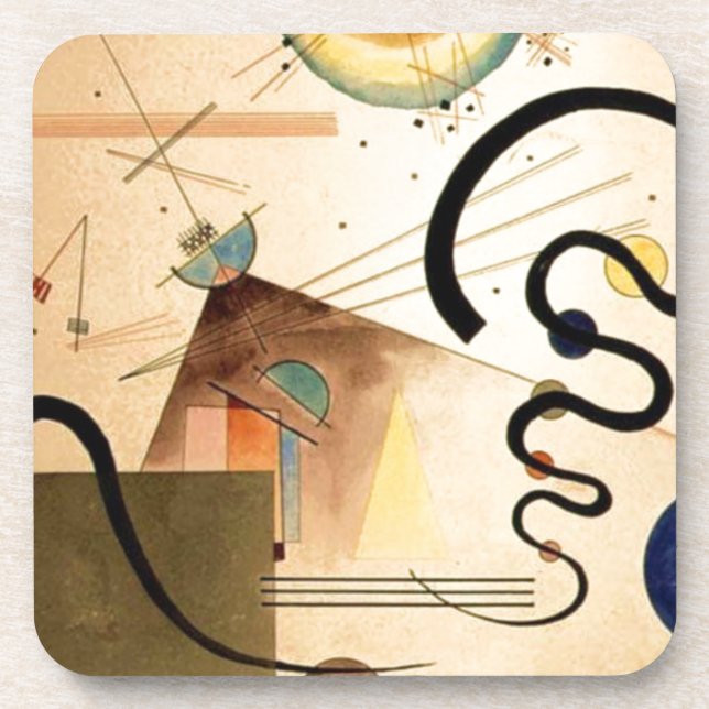 Kandinsky Abstract Coaster (Front)