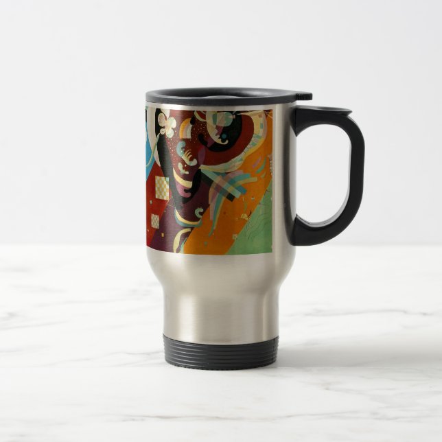 Kandinsky Abstract Compositon IX Travel Mug (Right)