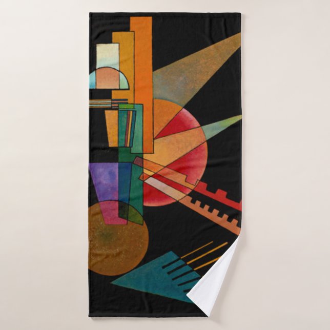 Kandinsky - Abstract Interpretation Bath Towel Set (Bath Towel)