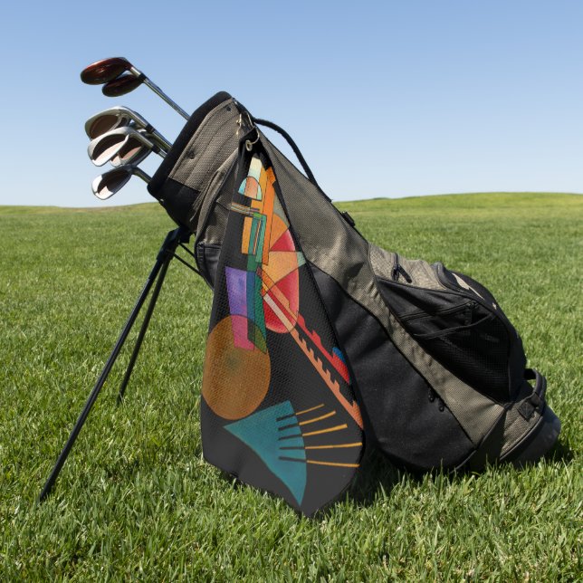Kandinsky - Abstract Interpretation Golf Towel (Green)