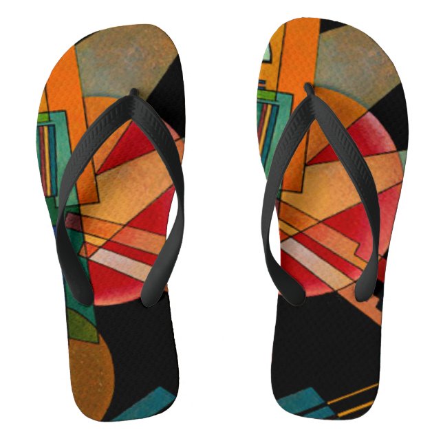 Kandinsky - Abstract Interpretation Jandals (Footbed)