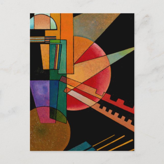 Kandinsky - Abstract Interpretation Postcard (Front)
