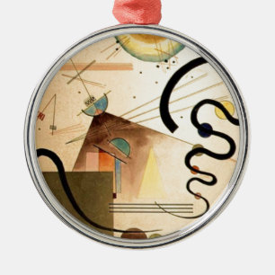 Kandinsky Abstract Metal Tree Decoration