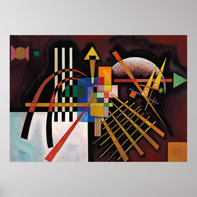 Kandinsky Abstract Painting Classical Artwork Poster (Front)
