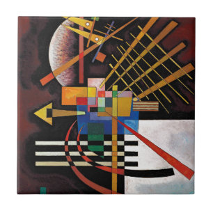 Kandinsky Abstract Painting Classical Artwork Tile
