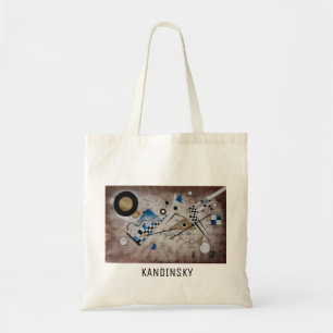 Kandinsky abstract painting mid century modern art tote bag