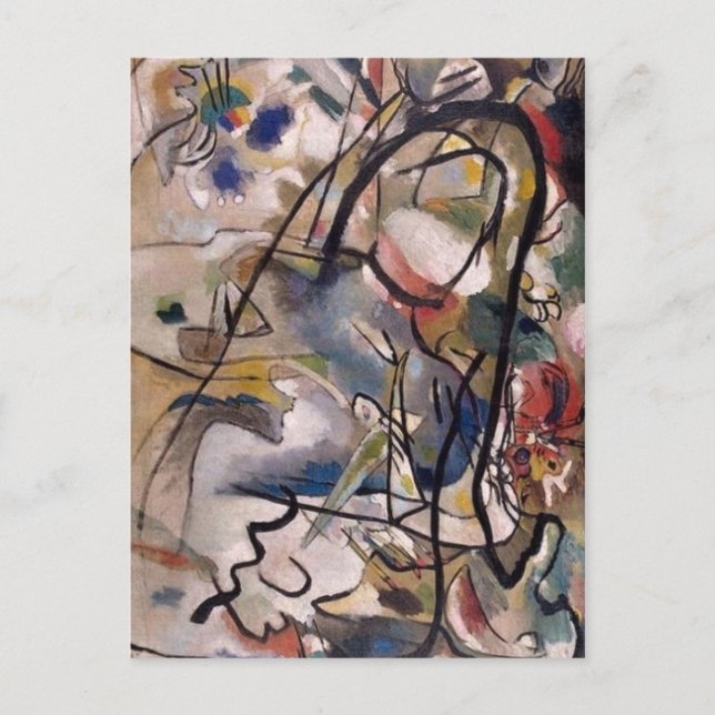 Kandinsky Abstract Painting Postcard (Front)