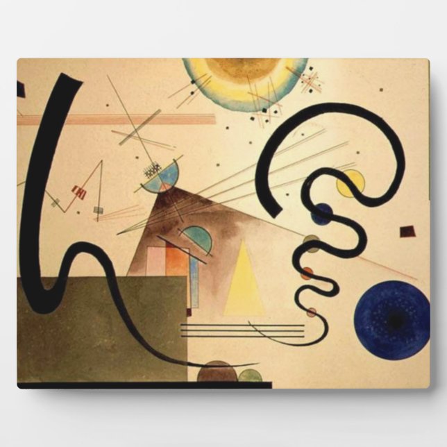 Kandinsky Abstract Plaque (Front)