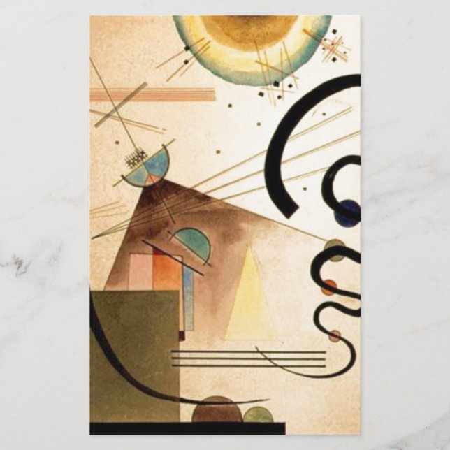 Kandinsky Abstract Stationery (Front)