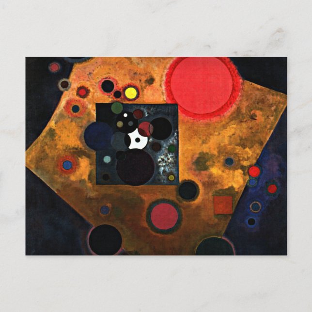 Kandinsky - Accent on Rose Postcard (Front)