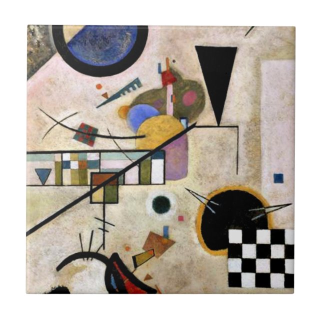 Kandinsky - Accords Opposes, Tile (Front)