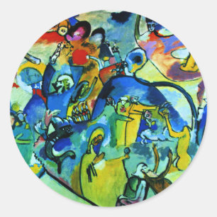 Kandinsky - All Saints Day II Classic Round Sticker