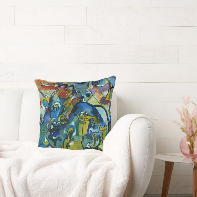 Kandinsky - All Saints Day II Throw Pillow (Couch)