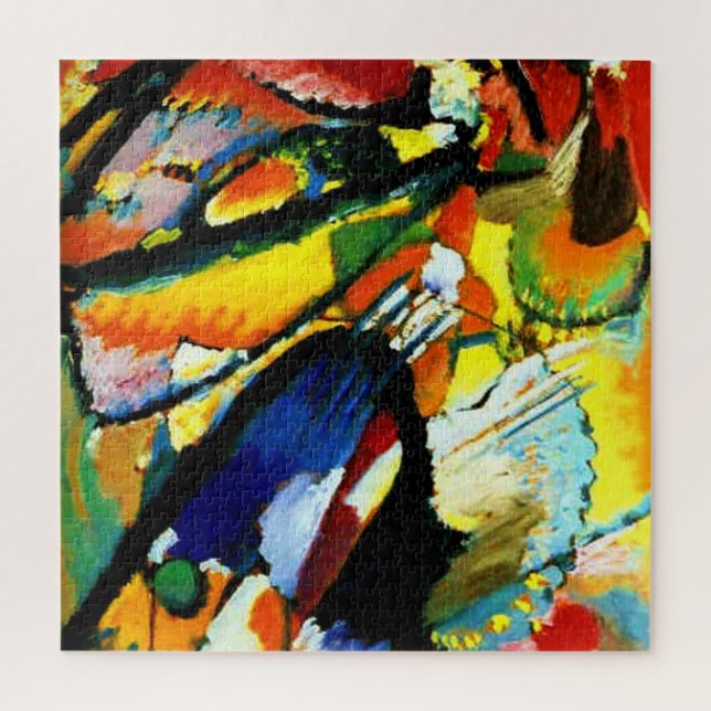 Kandinsky - An Angel of the Last Judgment, Jigsaw Puzzle (Vertical)