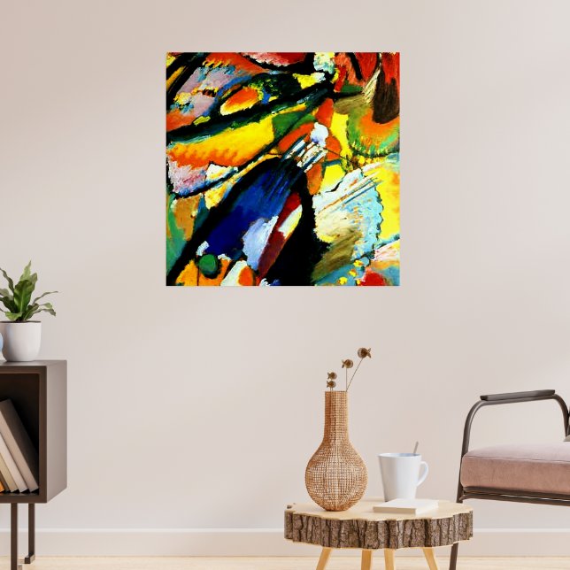 Kandinsky - An Angel of the Last Judgment,  Poster (Living Room 3)