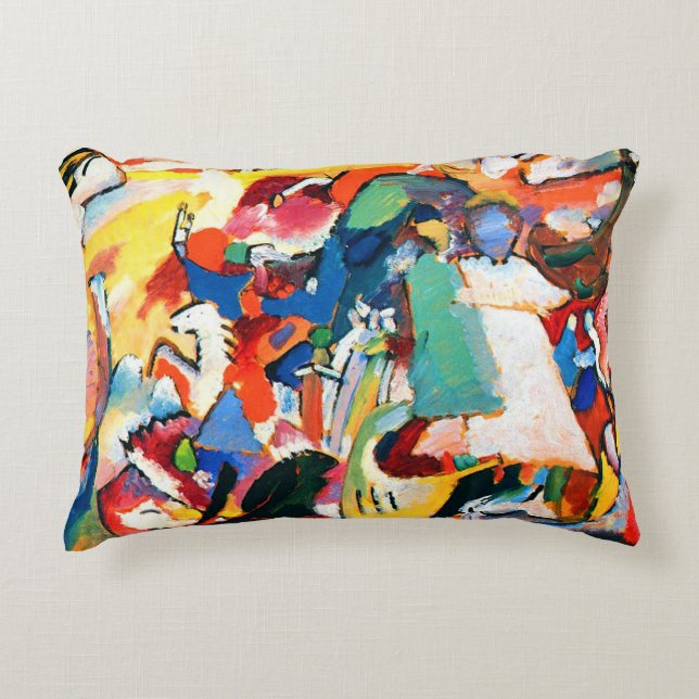 Kandinsky Angel of the Last Judgement Pillow (Front)