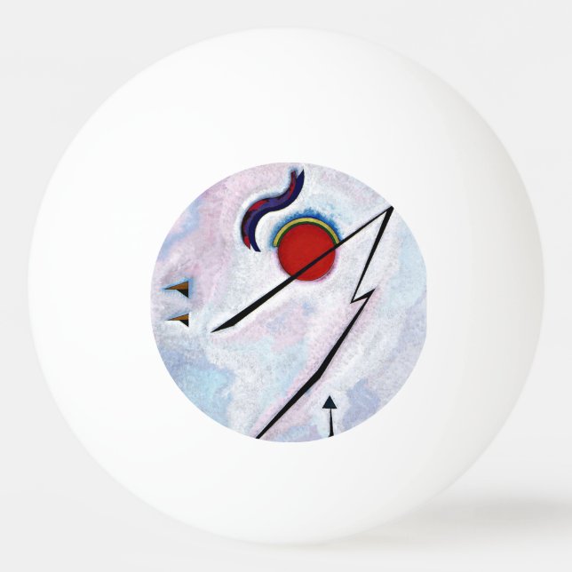 Kandinsky - Angular Line Ping Pong Ball (Front)