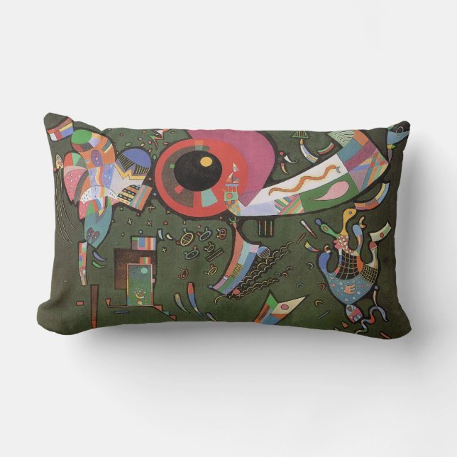Kandinsky - Around the Circle Lumbar Cushion (Front)