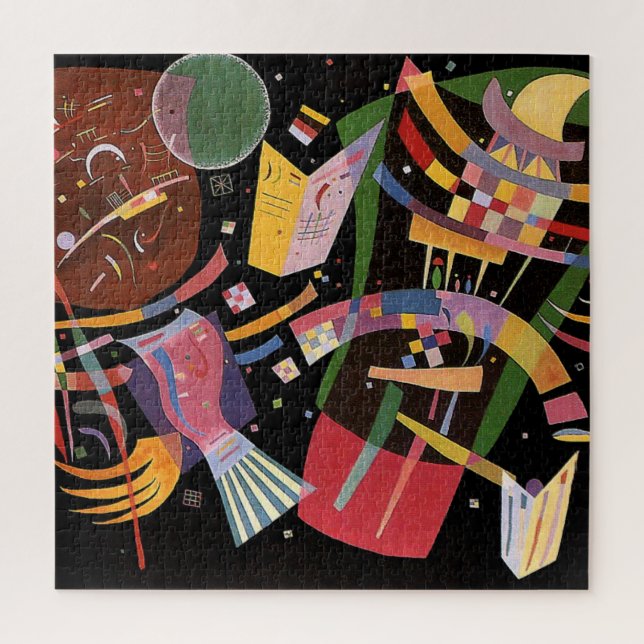 Kandinsky artwork, Composition X, Jigsaw Puzzle (Vertical)