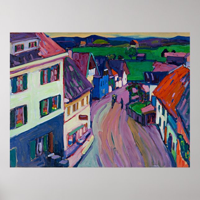 Kandinsky artwork, Murnau, Poster (Front)