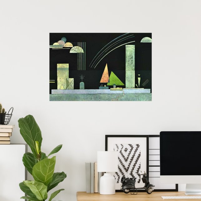 Kandinsky - At Rest Poster (Home Office)