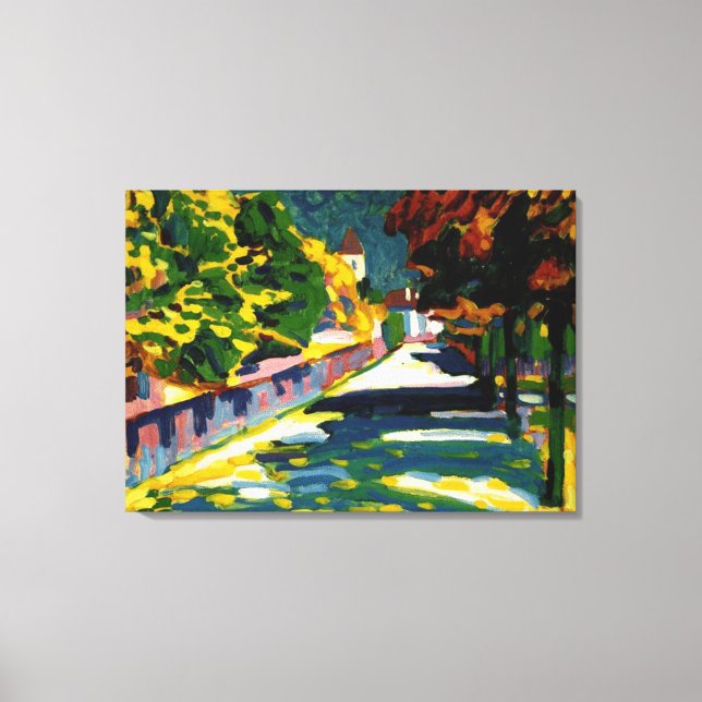 Kandinsky - Autumn in Bavaria Canvas Print (Front)