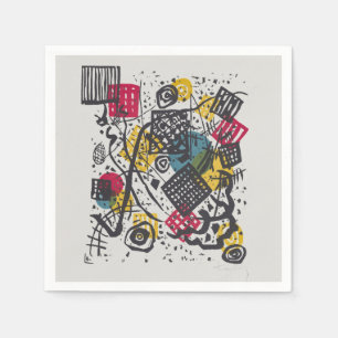 Kandinsky Bauhaus Abstract Geometric Colourful Art Napkin