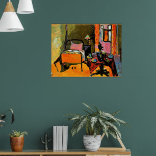 Kandinsky - Bedroom in Aintmillerstrasse Poster